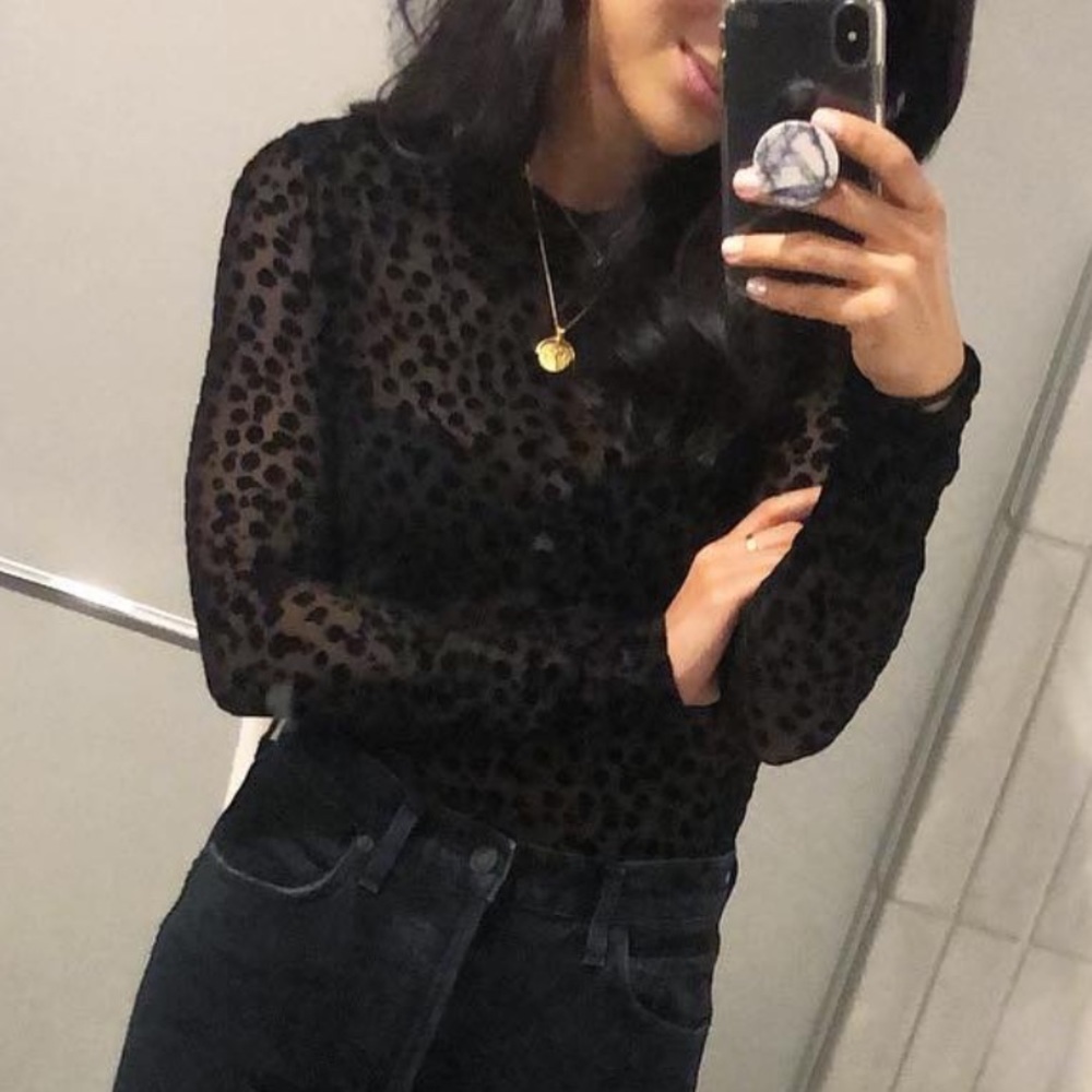 & Other Stories leopard top